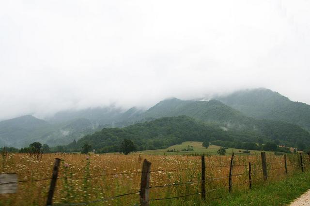 Cheile Râșnoavei, raining.