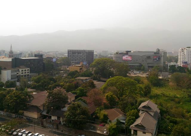 The pollution in February/March in Chiang Mai