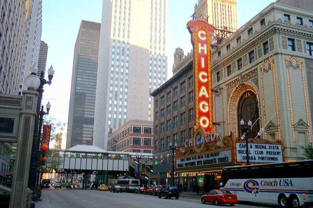 The legendary Chicago Theater