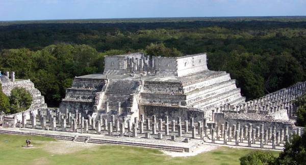 View from the top of El Castillo