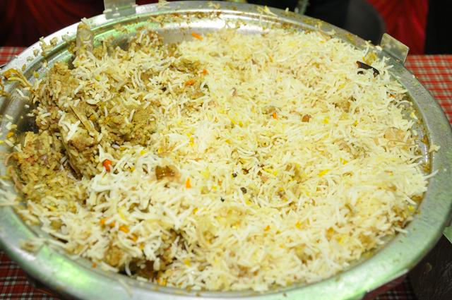 Chicken biriyani is very spicy in Kozhikode