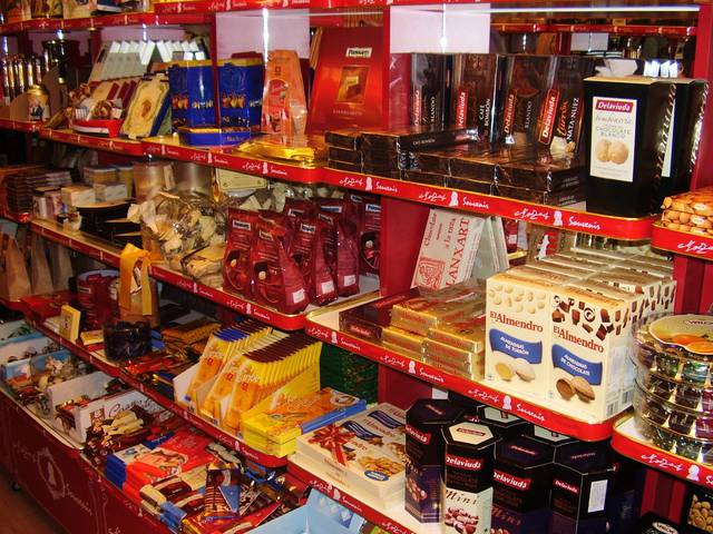 A chocolate shop in Budapest