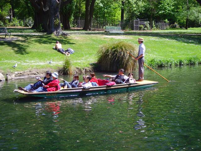 Punting on the Avon