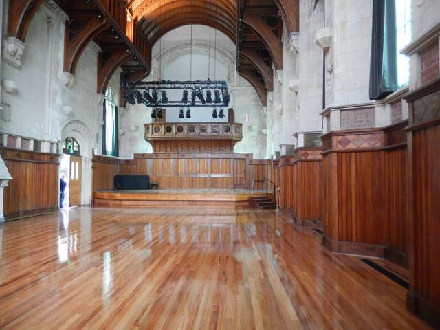 Interior of the Great Hall of the Arts Centre