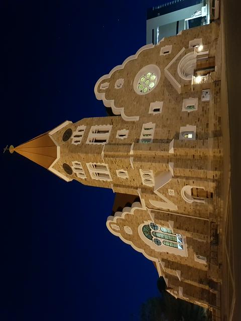 Christuskirche is a feature of the downtown area