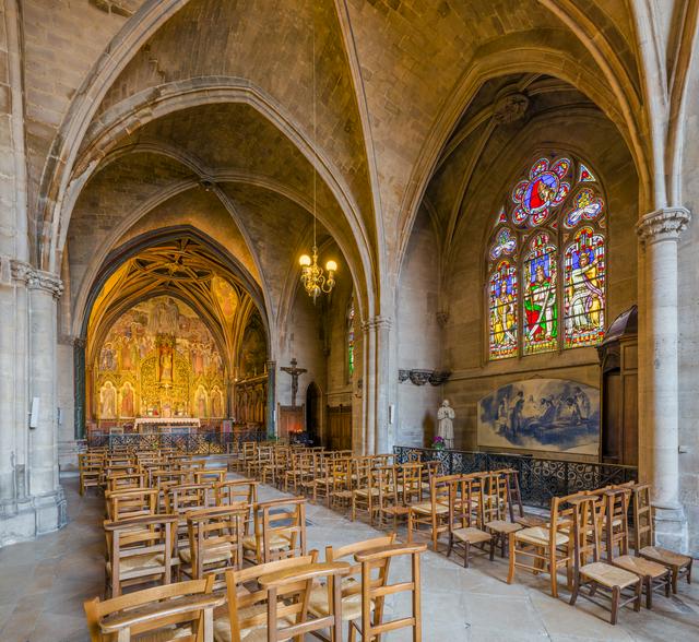 A chapel in the Old Abbey of St. Germain