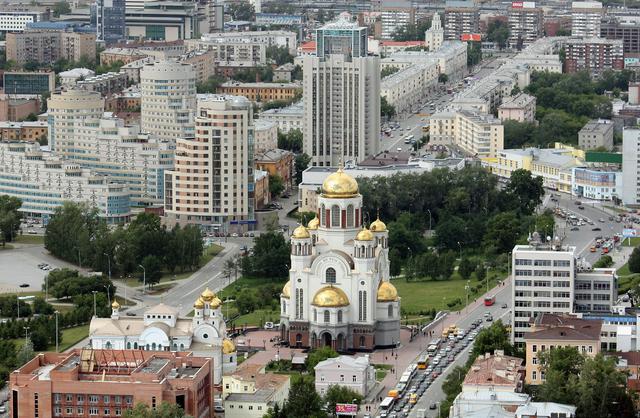 Church on the Blood, Yekaterinburg, on the spot where Tsar Nicholas II and his family were executed by the Bolsheviks, ending the Romanov Dynasty