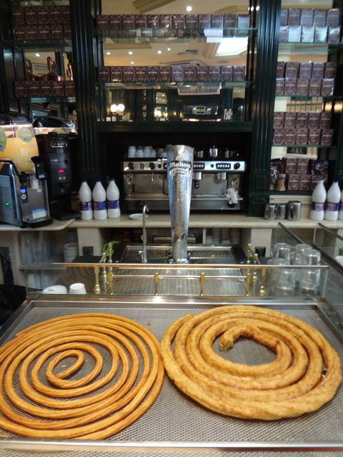 Churros at Chocolatería San Ginés