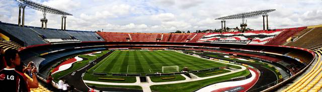 Estádio Cícero Pompeu de Toledo (Morumbi), Brazil's third largest football stadium.