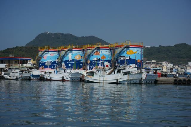 Colorful tanks on Cijin Island