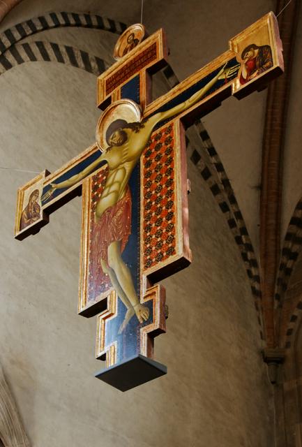 The Crucifixion by Cimabue in the Chiesa di San Domenico