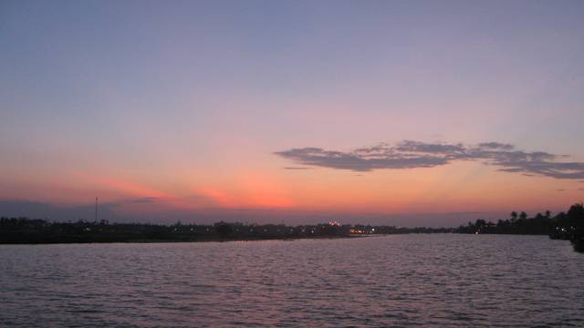 Sunset cruise in Hoi An