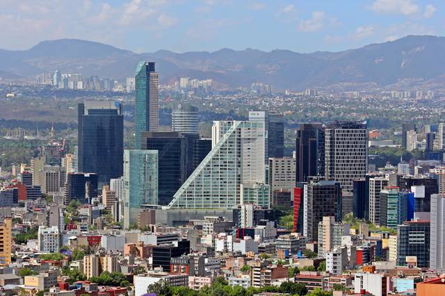  Skyline of Reforma skyscrapers