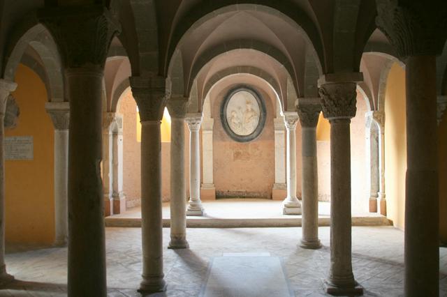 The cathedral's crypt