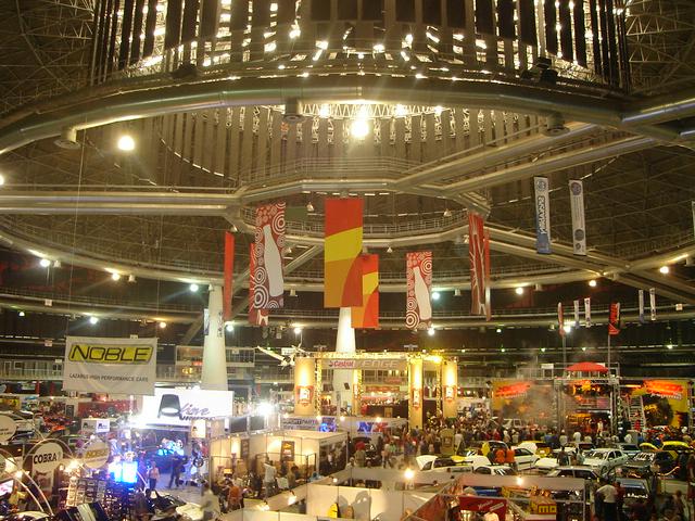  An autoshow held in the Coca-Cola Dome