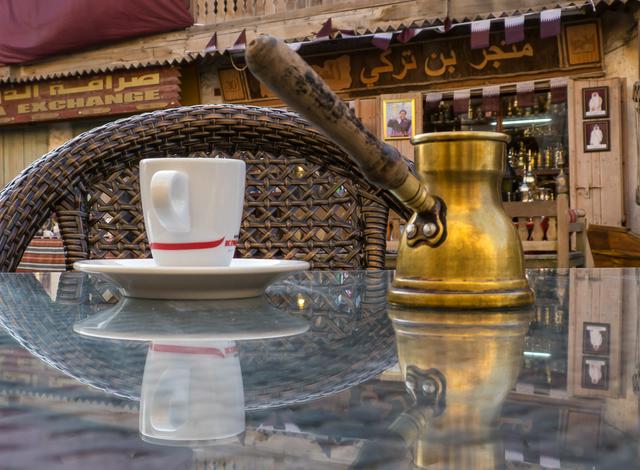 Arabic coffee in Souq Waqif