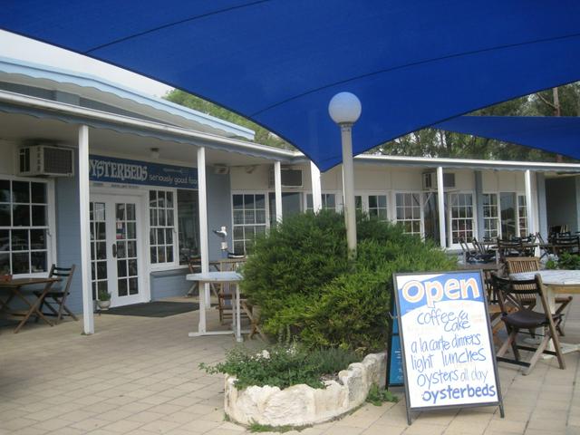 Oysters and other food in Coffin Bay