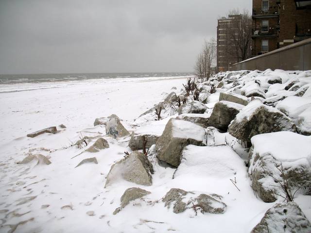 Insider tip: Winter + Snow + Wind = Chicago.