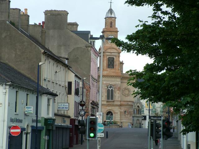 Coleraine pedestrianised area