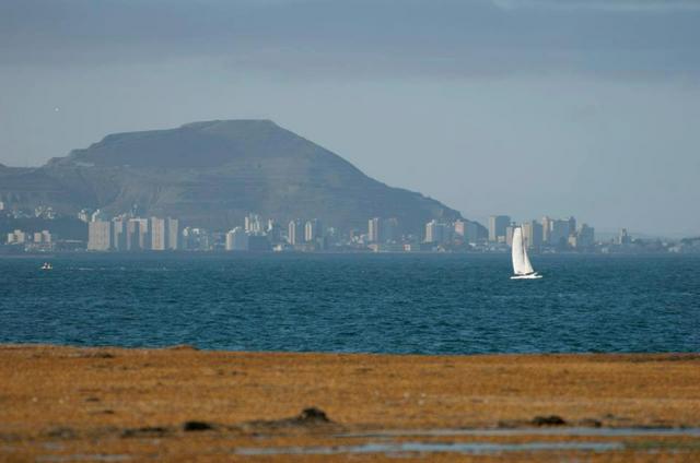 View of the city and the Chenque hill