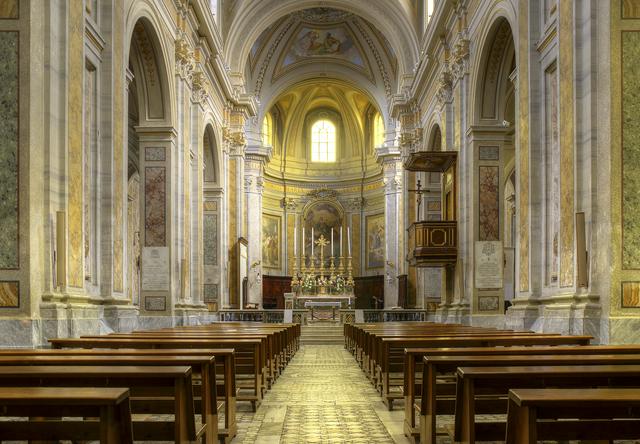 Interior of the Concattedrale of Sutri