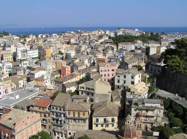 Old Corfu town, a world heritage site