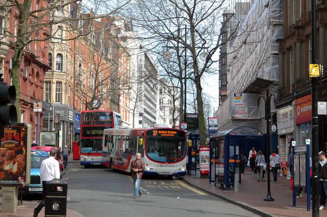 Corporation Street from New Street