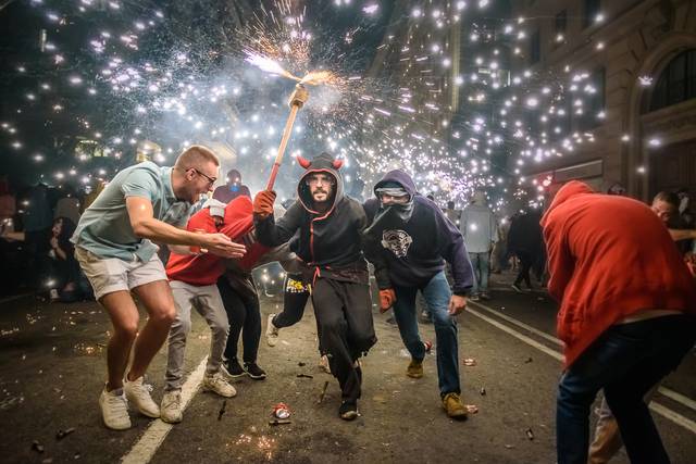 Correfoc in La Mercè