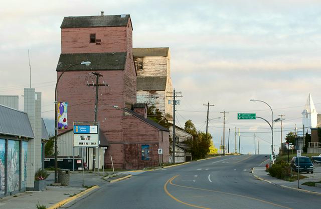 Grain elevators in Creston