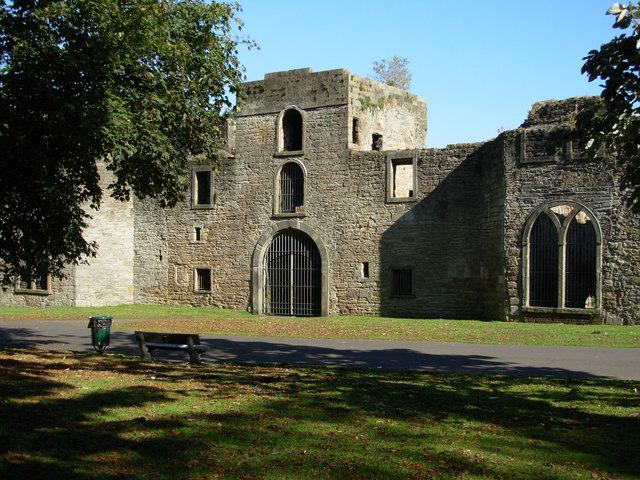 The ruins of Workington Hall