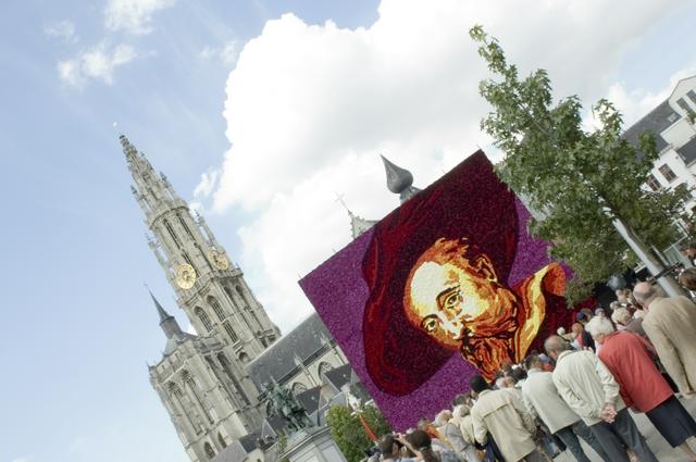 The 'bloemencorso' in Antwerp