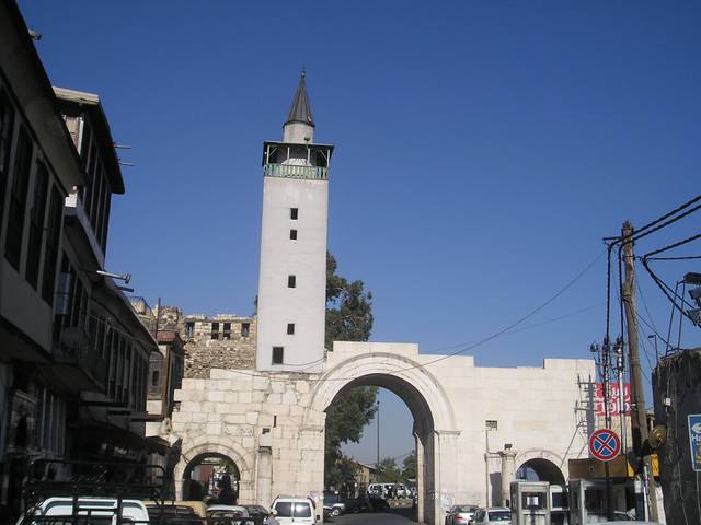 The Eastern Gate at the end of the Via Recta