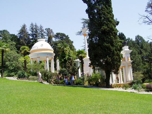 A Mauritanian arbour at Sochi Dendrarium park