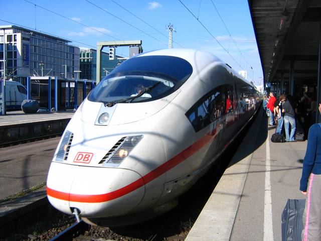 Take the superfast ICE trains to get to other German cities quickly