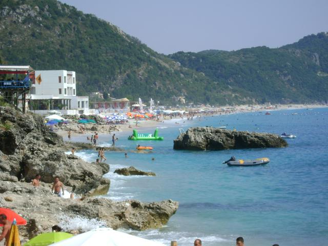 Beautiful beach at Dhermi