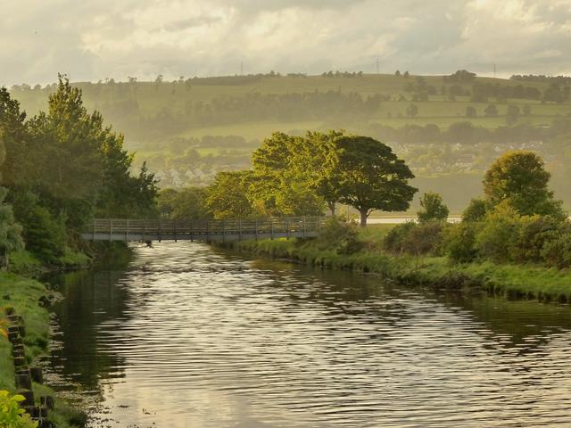 Dingwall, evening mist