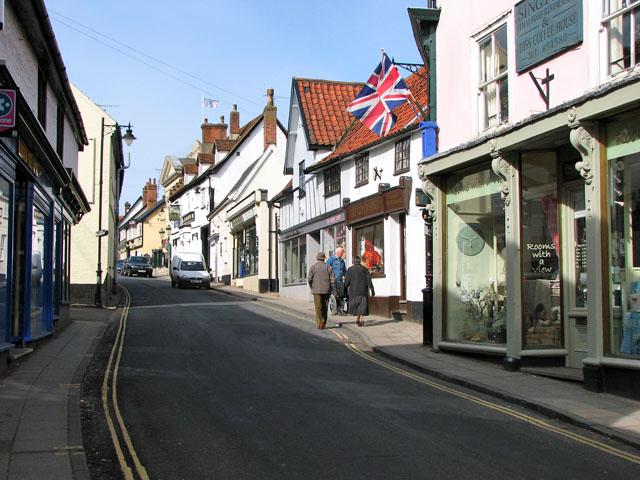 Diss - shops in St Nicholas Street - geograph.org.uk - 1768169