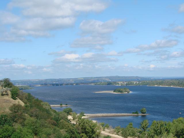 Dnieper River and Kaniv Reservoir