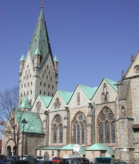 Cathedral in Paderborn (South side)