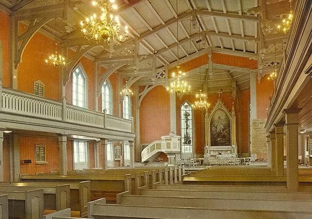 Interior of the Lutheran Cathedral of Tromsø