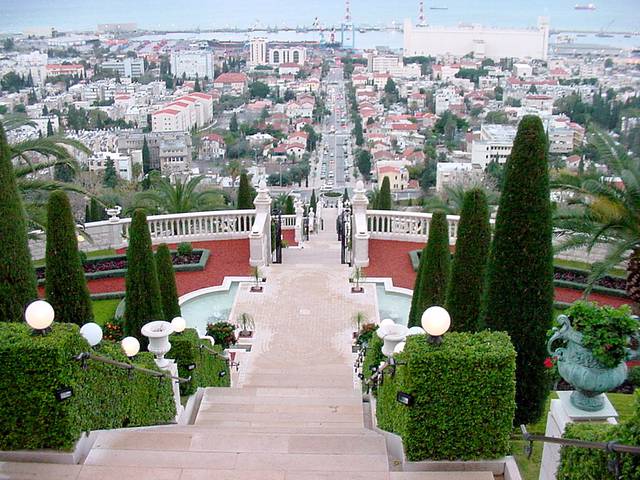 German colony, view from Bahá'í Gardens