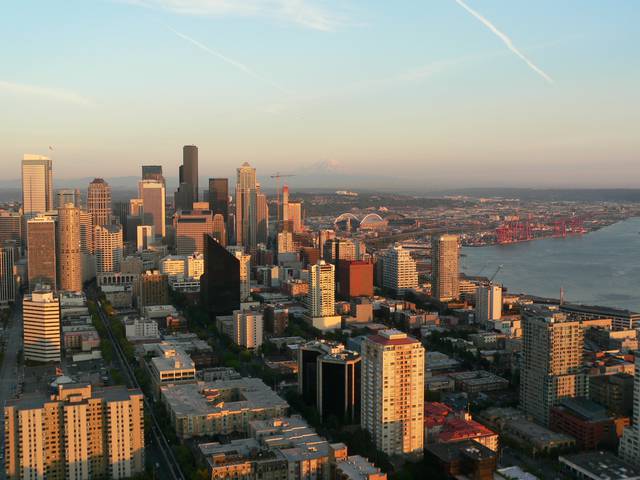 Seattle's Downtown from the Space Needle