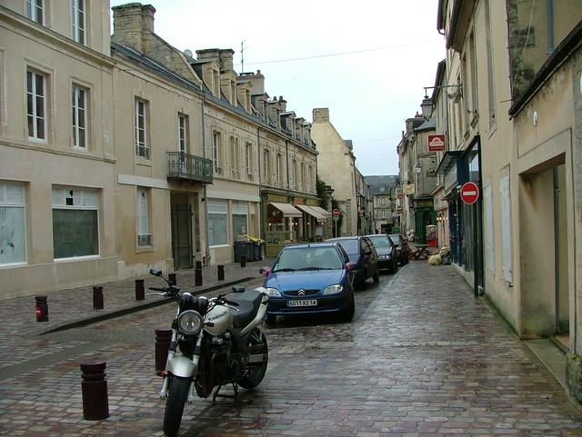 View of central Bayeux