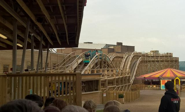 The Scenic Railway roller coaster at Dreamland