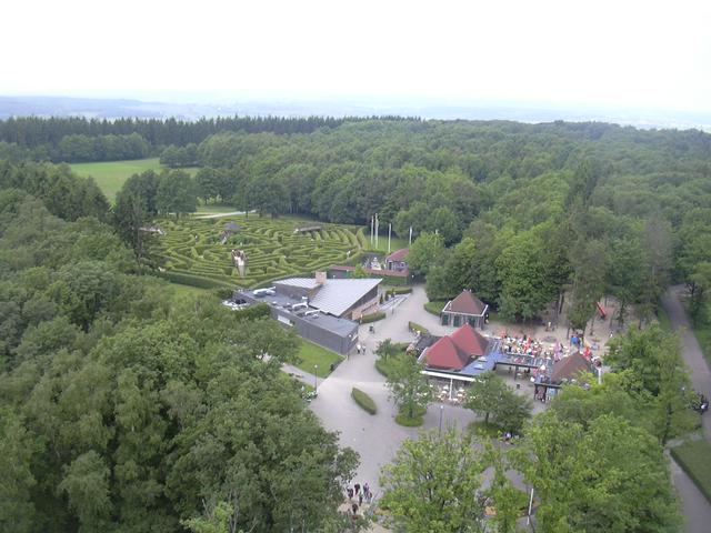 Labyrinth at the border triangle point