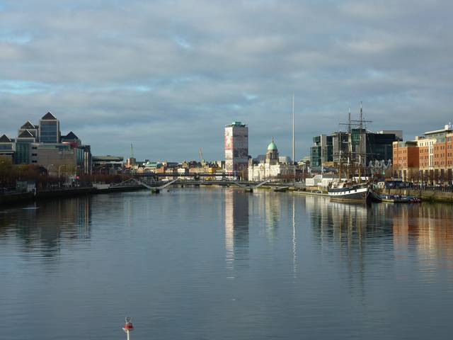 Dublin city panorama