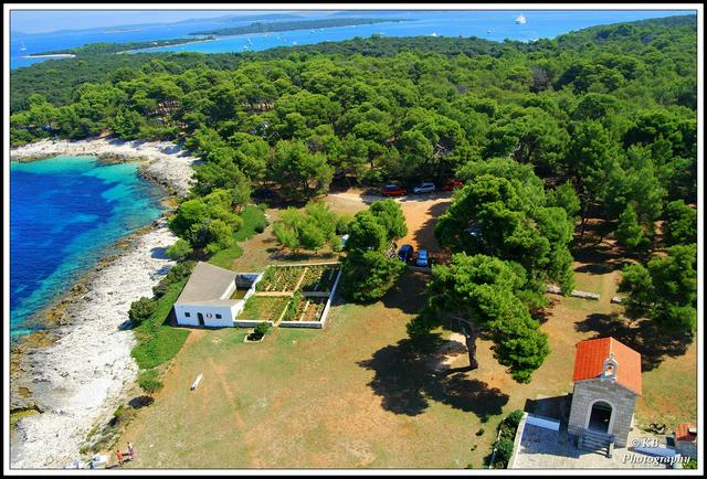 view from the lighthouse in Veli Rat