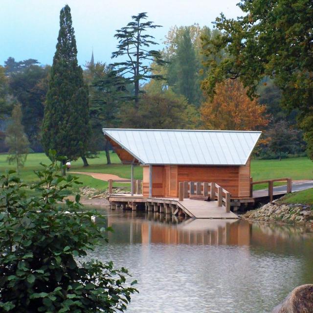 The new boathouse at Dunorlan Park