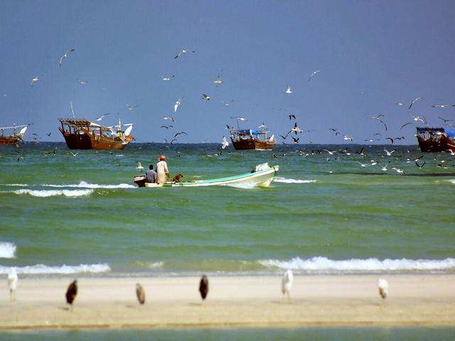 Fishermen in Duqm
