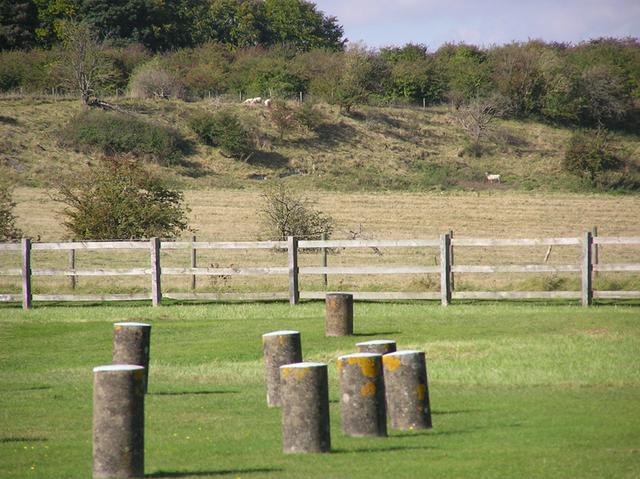 Durrington Walls seen from Woodhenge